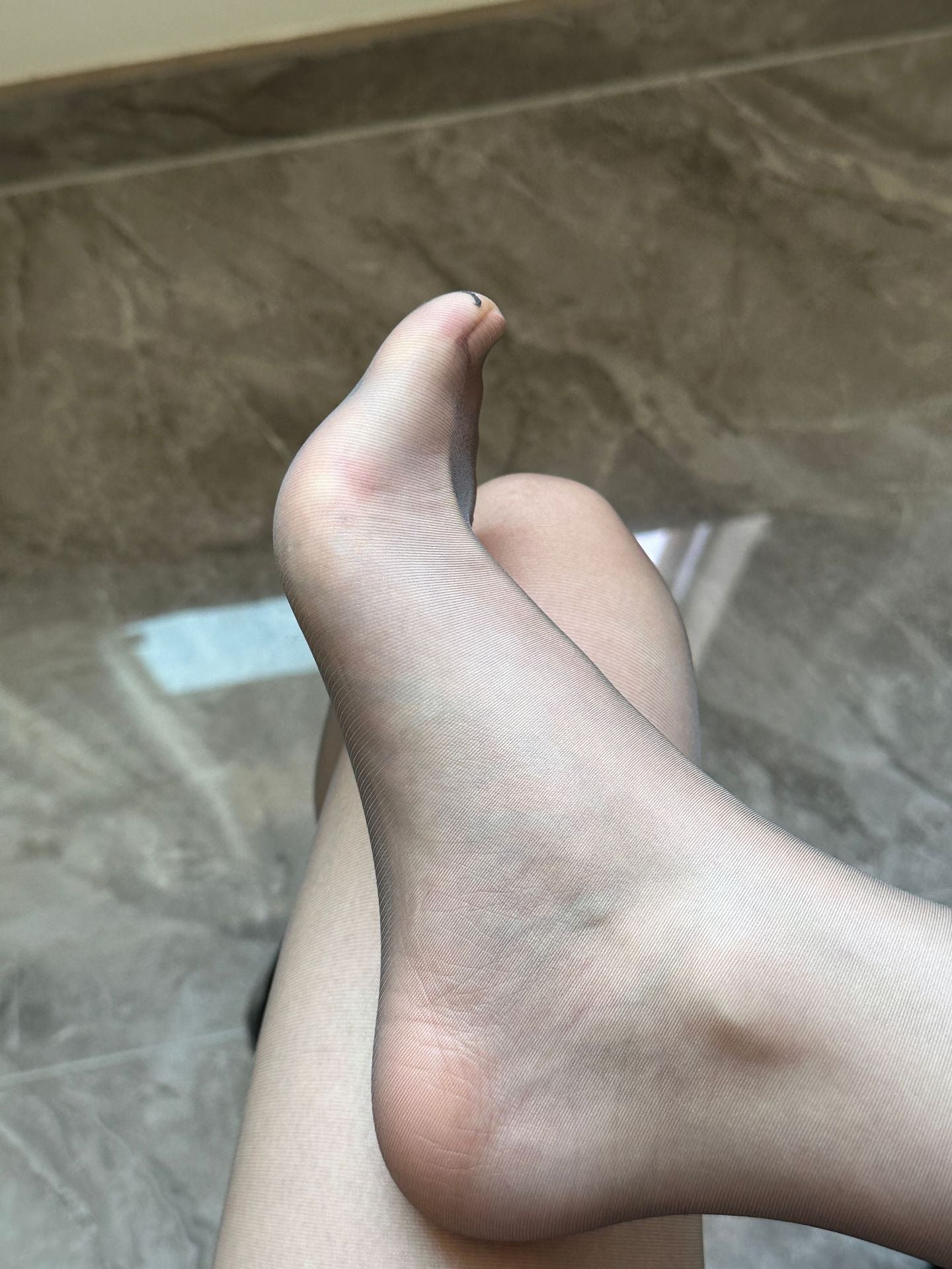 0D Ultra-thin Transparent Black Floral Silk Stockings7.6Small Size Upgraded Silky Smooth Light Black145-165cm