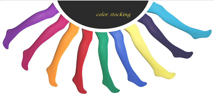 100D Velvet Pantyhose Candy Color with Enhanced Coverage No-show Socks Stall Non-Slip Beautiful Leg Socks