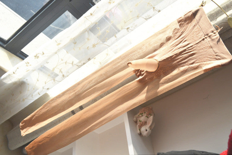 Men's Sexy Ultra-Thin Stockings Open Crotch Pantyhose Bikini Open Crotch Black Anti-Snag Stockings