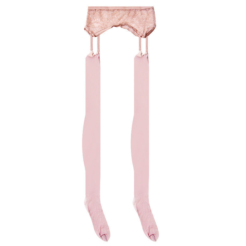 Little Matchmaker Royal Sister1D Aurora One-Piece Glossy Sexy Garter Stockings Hot Girl Polka Dot Lace Long Stockings for Women