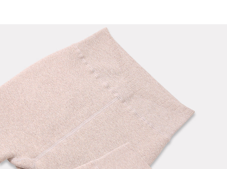 600Cotton Long Pantyhose for Tall People Gray Bare Leg Tights with Fleece Extra Long High Waist Hip Lift Footed Socks