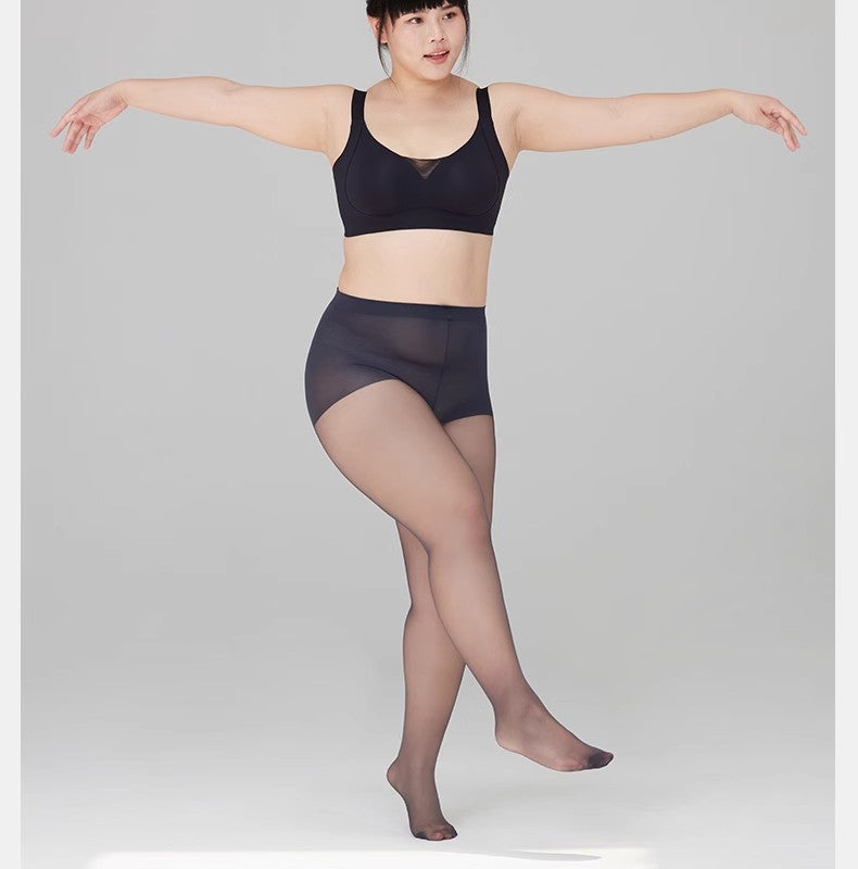 10D Really Large Size Silk Stockings for Plus Size mm Black Silk Glossy Leggings for Women, Spring and Autumn High Elasticity, Plus Size, Non-Slip, Skin-Enhancing Gray Silk, Summer Thin