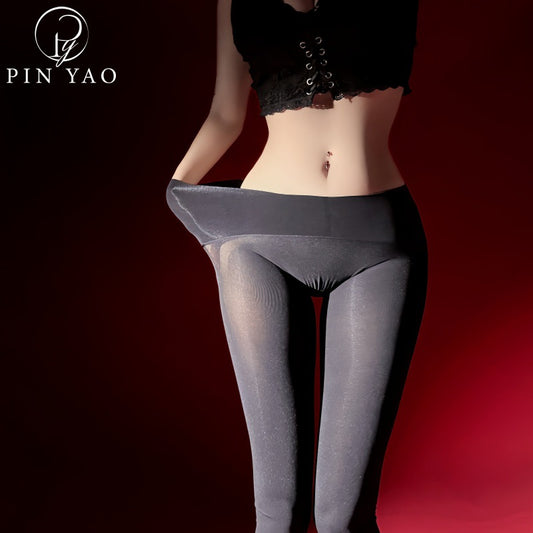 120D Velvet Seamless Crotch Stockings Women Spring and Autumn Sexy Matte Pantyhose Seamless High-End Stockings Sexy