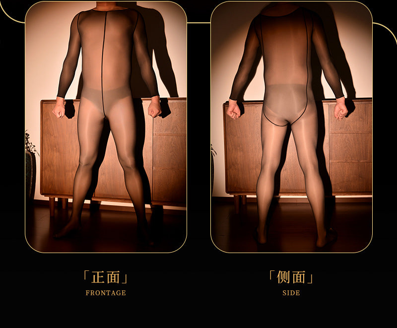 2023Silky Smooth Full Body Shapewear Tights Bare Leg Artifact Black Silk Autumn Winter Nude Feel Fake Sheer Sexy Body Shaping One-Piece