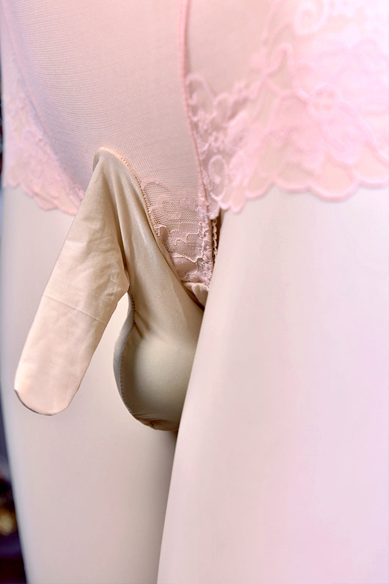 8175Japanese Style Sexy Lace Underwear for Men Belt jj Set of Butt-Lifting Thin Sexy Transparent Bullet-Resistant Separate Triangle Panties