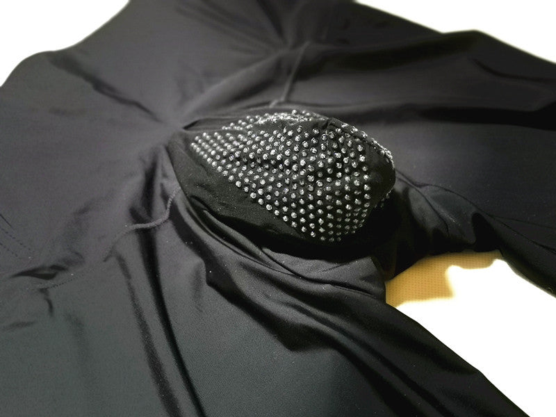 Ice Silk Men's Belt jj Set of Stockings and Underwear Sexy Men's Slim Fit Summer Cool Plus Size Erotic TT Boxer