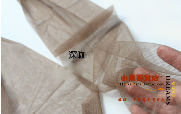 One-line Sheer Pantyhose3D Ultra-thin Seamless Crotch Transparent Stockings for Women Sexy Invisible T Super Transparent