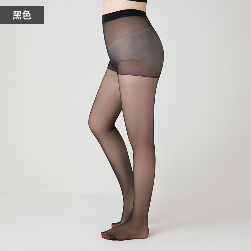 10D Really Large Size Silk Stockings for Plus Size mm Black Silk Glossy Leggings for Women, Spring and Autumn High Elasticity, Plus Size, Non-Slip, Skin-Enhancing Gray Silk, Summer Thin