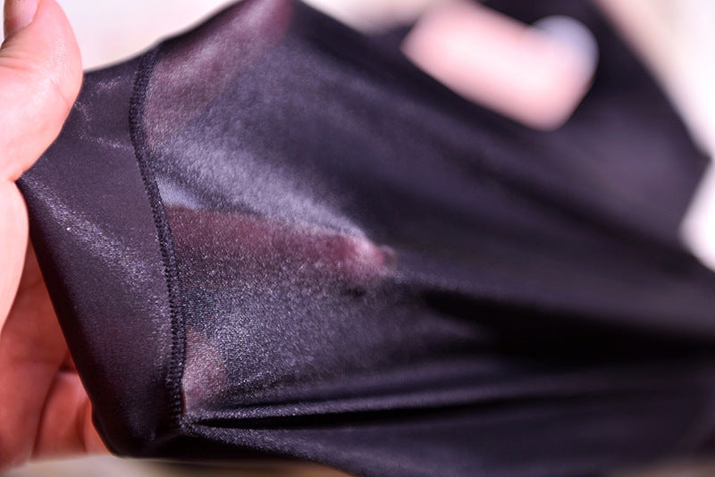 Little Matchmaker200Large Size Men's Silk Smooth Sexy Ultra-Thin Fully Transparent Underwear jj Set of Sexy Boxer Briefs