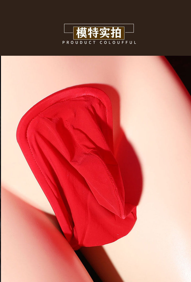 Men C Glossy fabric silky smooth pants912Needle jj Set of Gun and Bullet Separation Couple Sexy Thong Underwear for Men