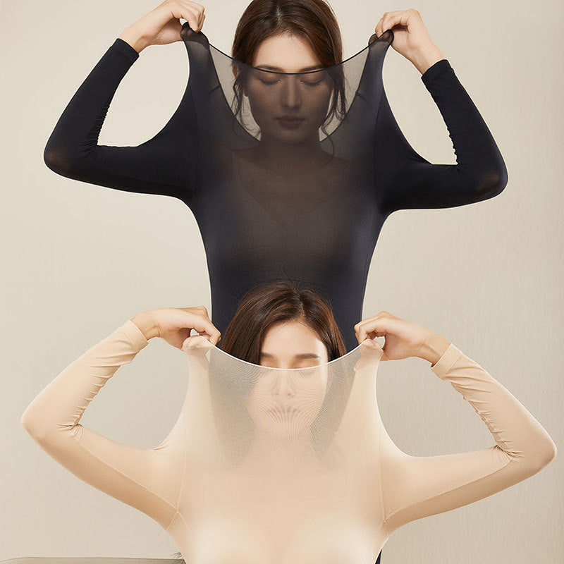 Skin-Friendly New Energy Beauty Skin Clothes Silky Sexy Underwear Autumn Winter Close-Fitting Tight Slimming Constant Temperature One-Piece Suit Unisex