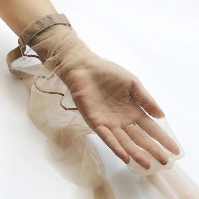 3D Seamless One-Line Crotch Stockings Core-spun Thin Stockings Pantyhose Socks Manufacturer Wholesale Taobao Supply