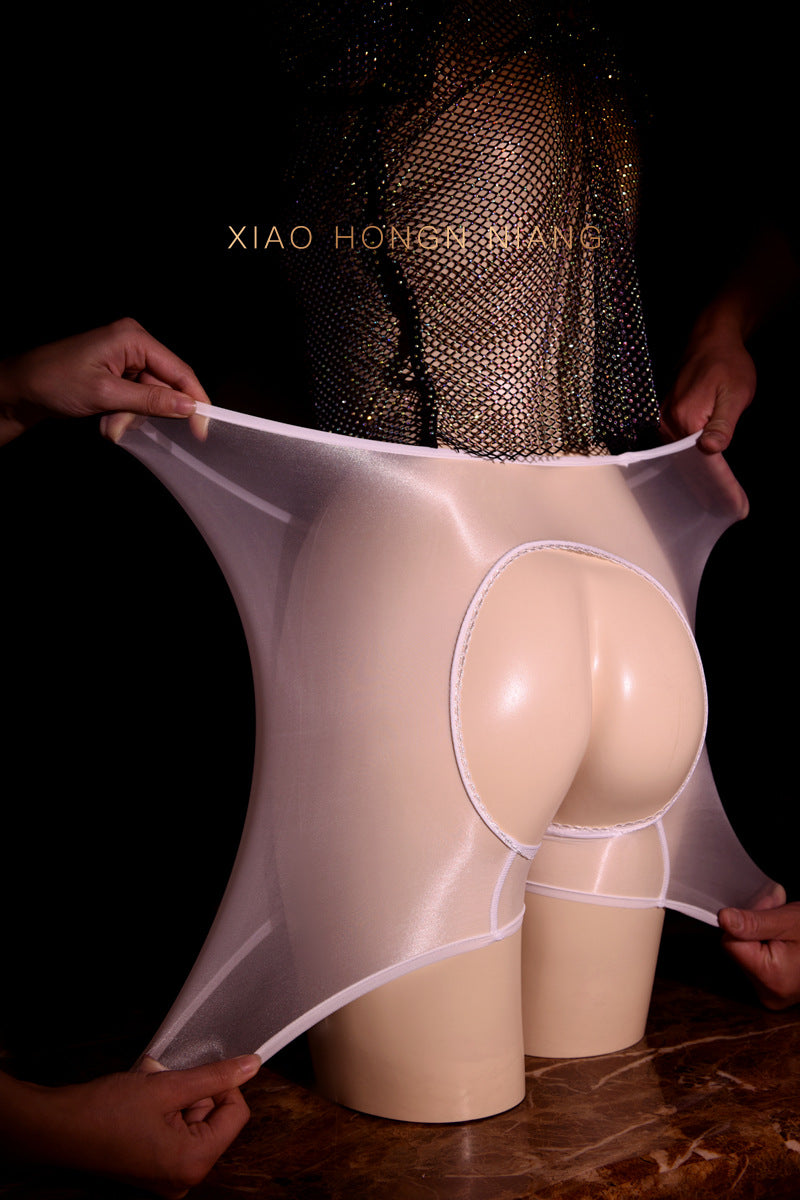 360Seamless Aurora Pantyhose and Panties, Any Cut, Ultra-Thin, Transparent, Quick-Dry, Open-Crotch, Sexy, Silky, Boxer Briefs