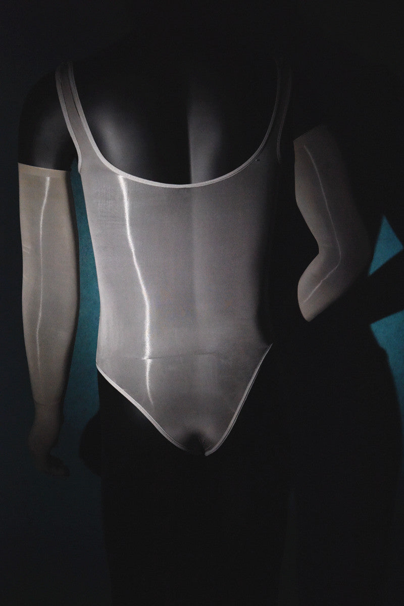 Men's Sexy Stockings Swimsuit Shiny One-piece Suit with jj Set of Fun912Ultra-thin Needle Airplane Socks Tempting Foot Fetish