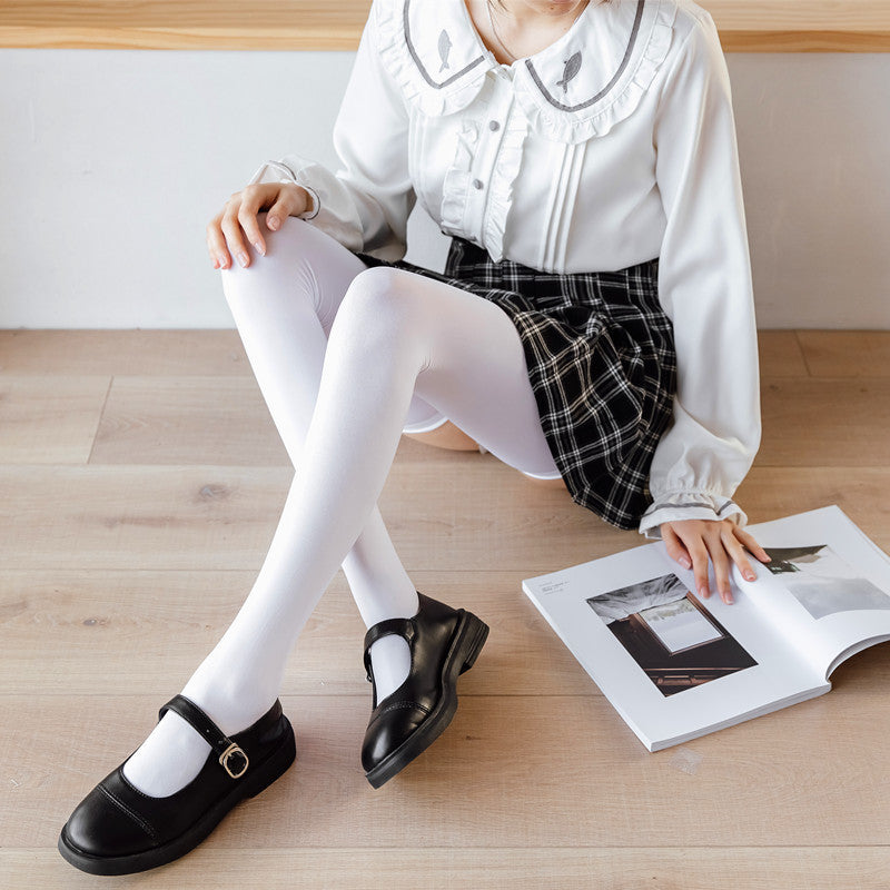 80CM Long Tube120D Velvet Over-the-Knee Stockings Japanese Style Extra Long Thigh Socks for Tall People190cos