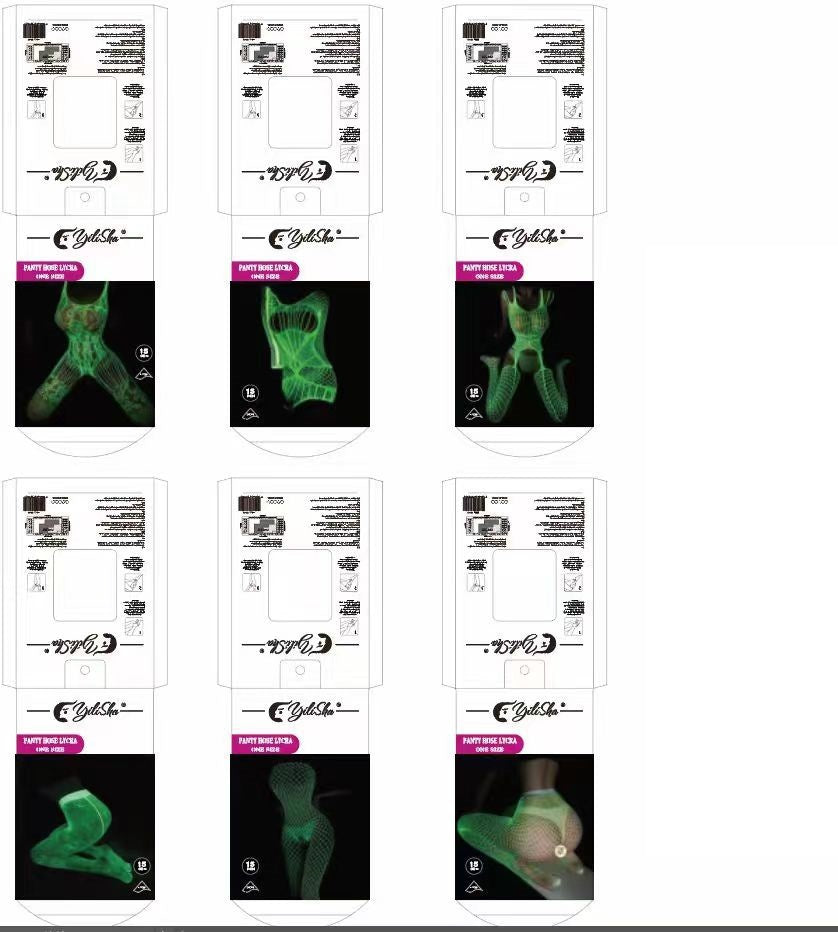 Amazon AliExpress Hot-Selling Fluorescent Fishnet Stockings Luminous Bodysuit Sexy Fun Nightclub Flirting Pantyhose Manufacturer