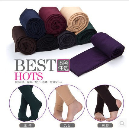 Autumn and Winter New Velvet Thickened Thermal Leggings Fleece-lined Tights Manufacturer Wholesale Leggings