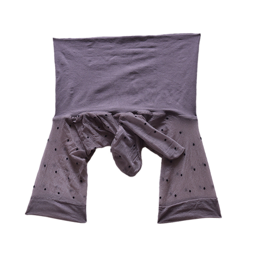 1D Ultra-thin Aurora Wave Point Fully Transparent Sexy Butt-revealing360Seamless Crotch Boxer Briefs Sexy Temptation for Men and Women