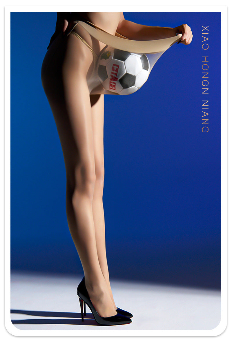 【Capacity】High Density Large Size200Jin Fat MM Black Stockings Silky Invisible Fully Transparent Female Summer U Crotchless Pantyhose