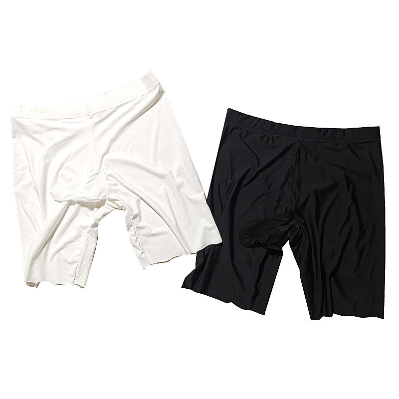 Ice Silk Men's Belt jj Set of Stockings and Underwear Sexy Men's Slim Fit Summer Cool Plus Size Erotic TT Boxer