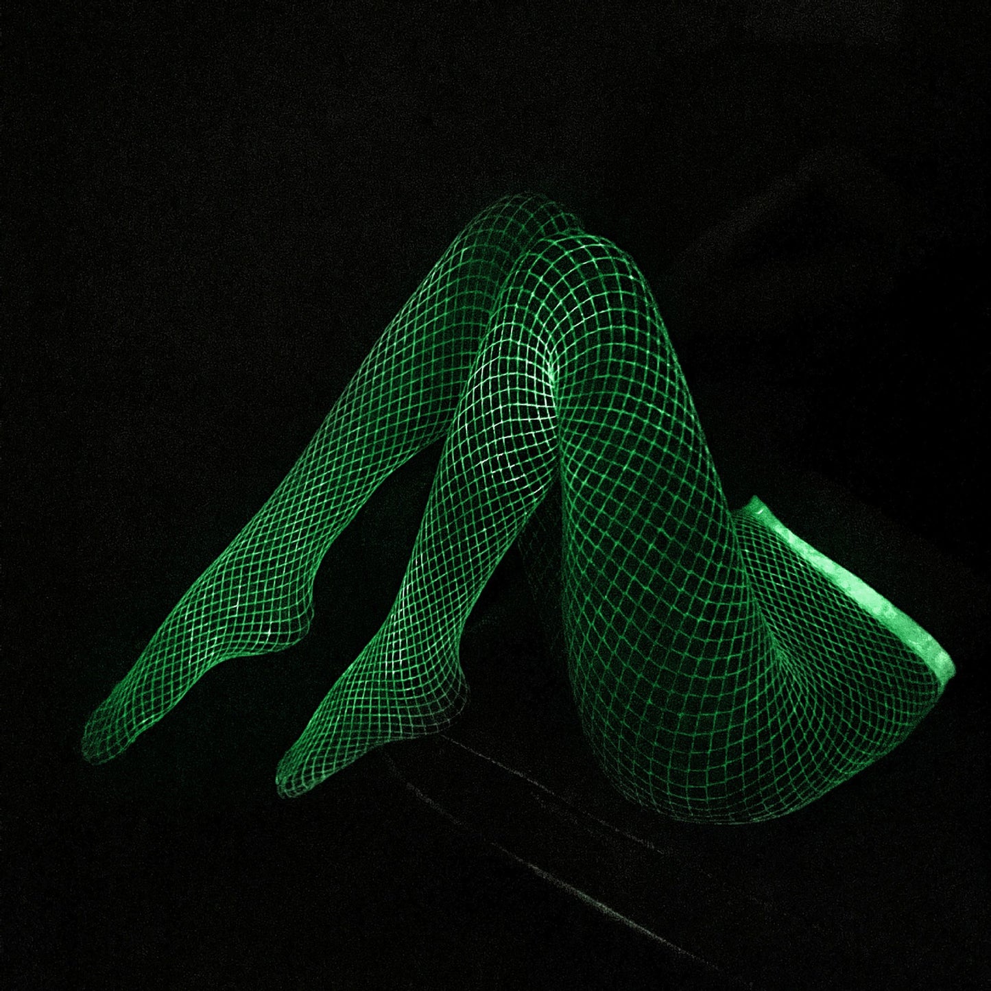Amazon AliExpress Hot-Selling Fluorescent Fishnet Stockings Luminous Bodysuit Sexy Fun Nightclub Flirting Pantyhose Manufacturer