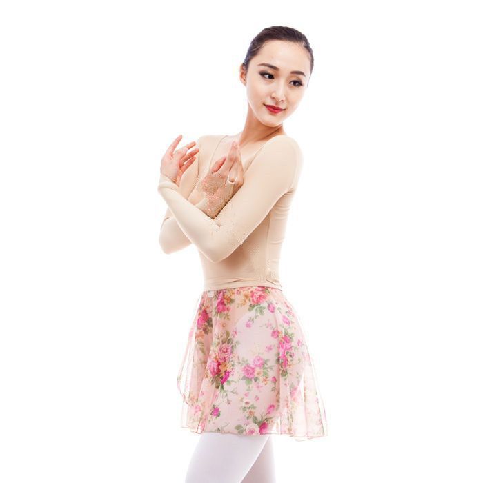 Finger Sleeve Thin Nude Dance Base Shirt Skin Color Invisible Dancewear Socks Long Sleeve Women's Tight Underwear Plus Size