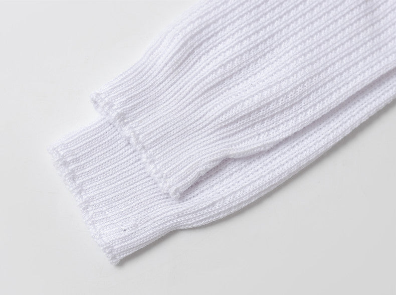 102502JK Extended High Tube Socks College Style Knee-High Calf Socks Over-the-Knee Long Socks for Women Japanese Style