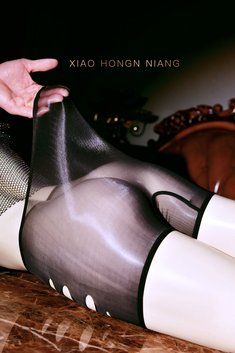 360Seamless Aurora Pantyhose and Panties, Any Cut, Ultra-Thin, Transparent, Quick-Dry, Open-Crotch, Sexy, Silky, Boxer Briefs