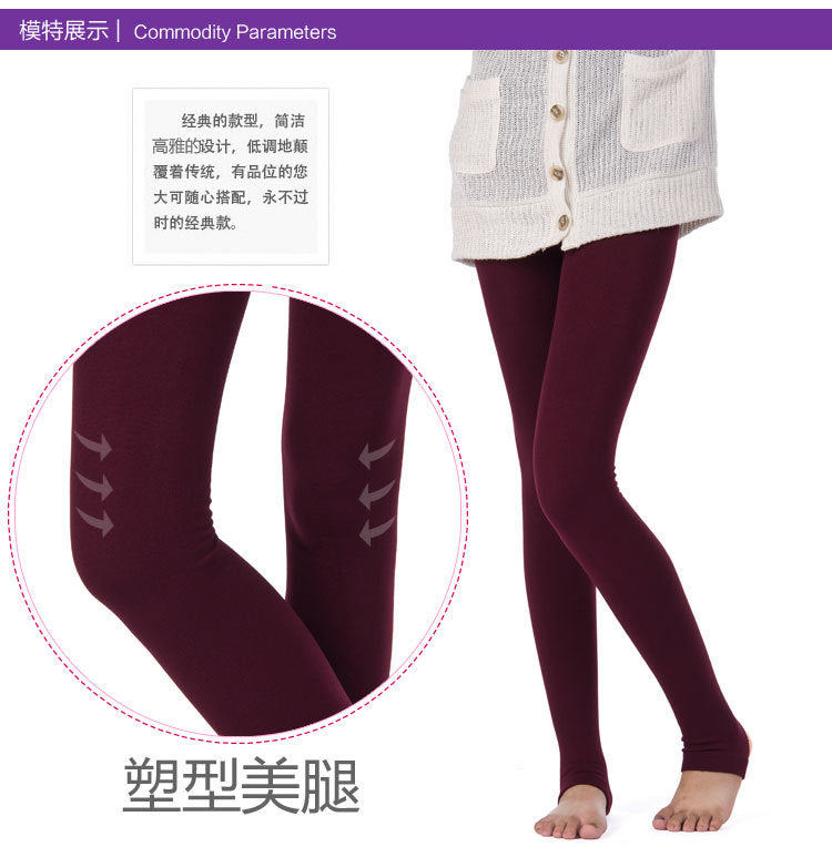 Autumn and Winter New Velvet Thickened Thermal Leggings Fleece-lined Tights Manufacturer Wholesale Leggings