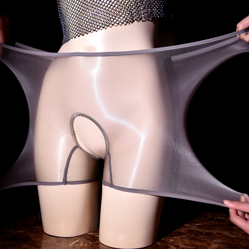 360Seamless Aurora Pantyhose and Panties, Any Cut, Ultra-Thin, Transparent, Quick-Dry, Open-Crotch, Sexy, Silky, Boxer Briefs