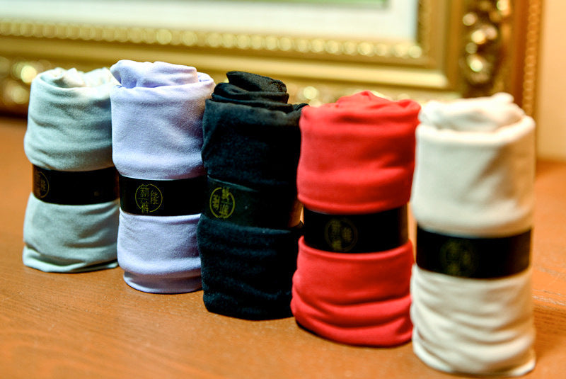 Plus Size Breathable Mid-Waist Seamless Sexy Men's Triangle Silk Stockings Underwear Egg Separator Milk Smooth Mask Shorts