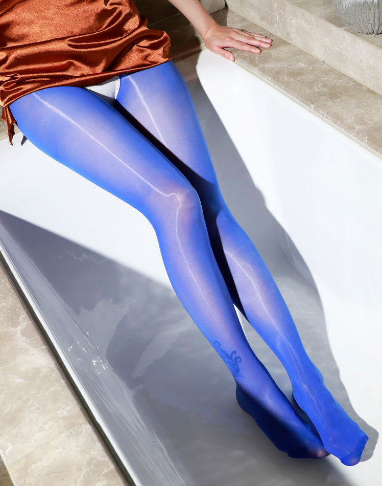 8D Shiny Open Crotch Pantyhose Glossy Sexy Temptation Erotic Stockings Women's Pantyhose Luster912Silk Smooth Socks