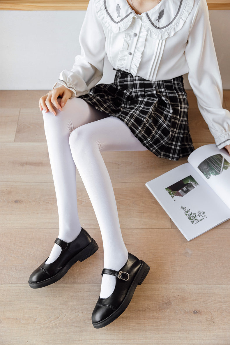 80CM Long Tube120D Velvet Over-the-Knee Stockings Japanese Style Extra Long Thigh Socks for Tall People190cos