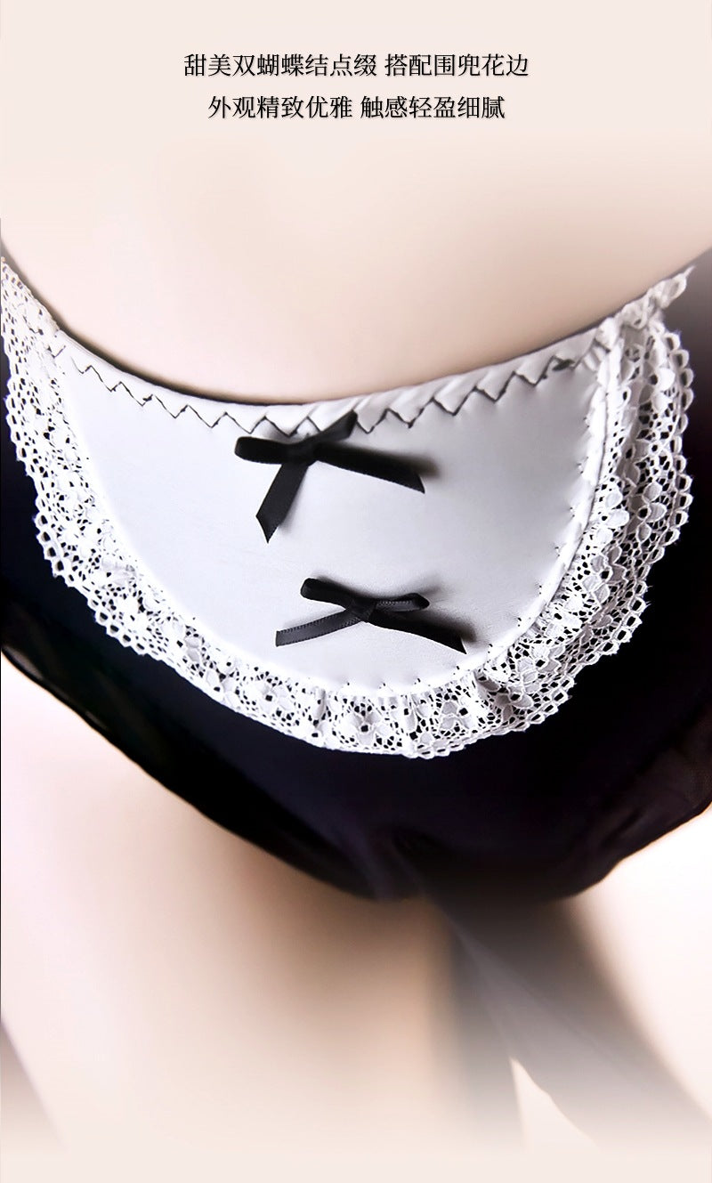 Men's Sexy Underwear Japanese Style Ice Silk Shorts Sexy Men Insertable Cute Sweet Lolita Triangle Briefs