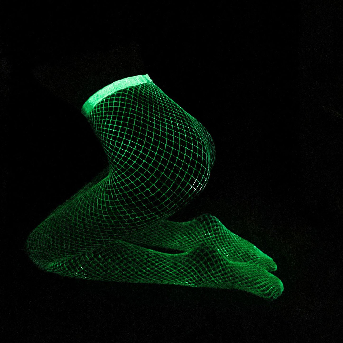 Amazon AliExpress Hot-Selling Fluorescent Fishnet Stockings Luminous Bodysuit Sexy Fun Nightclub Flirting Pantyhose Manufacturer