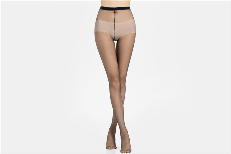 3D Seamless One-Line Crotch Stockings Core-spun Thin Stockings Pantyhose Socks Manufacturer Wholesale Taobao Supply
