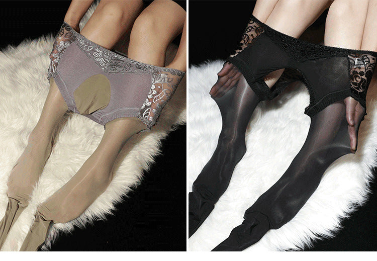 Factory Direct Supply 8d Ultra-thin Glossy Pantyhose and Underwear One-piece Tights912Needle Man jj Sexy and Fun Stockings