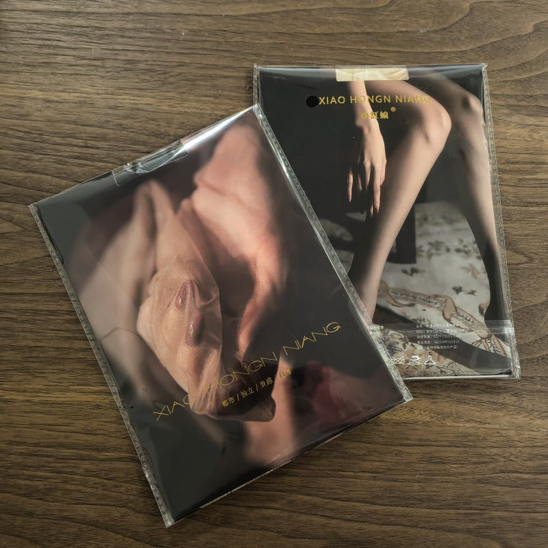 Black Stockings Plus Size Ultra-Thin Stockings Women Thin Section MF Toe Transparent Invisible Seamless Toe Sexy Pantyhose Summer