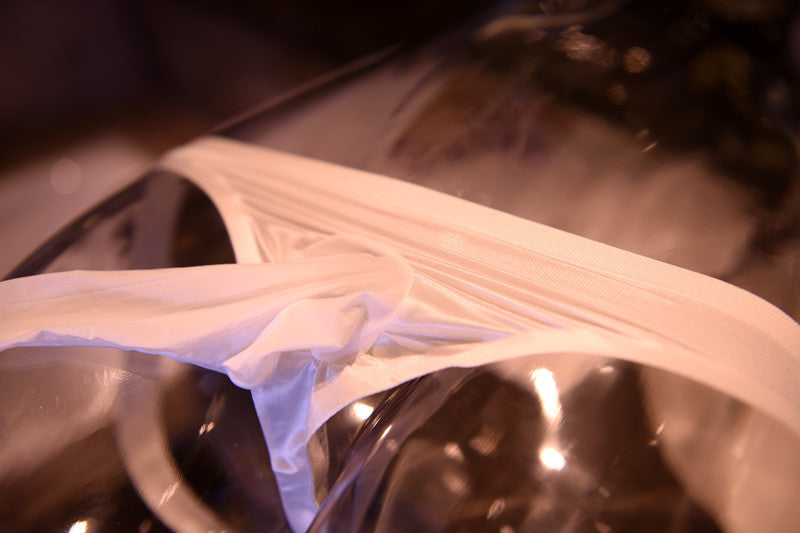 Traceless jj Underwear Ice Silk Thong Low Waist Youth Solid Color Briefs Factory Direct Tight Breathable Comfortable Men's