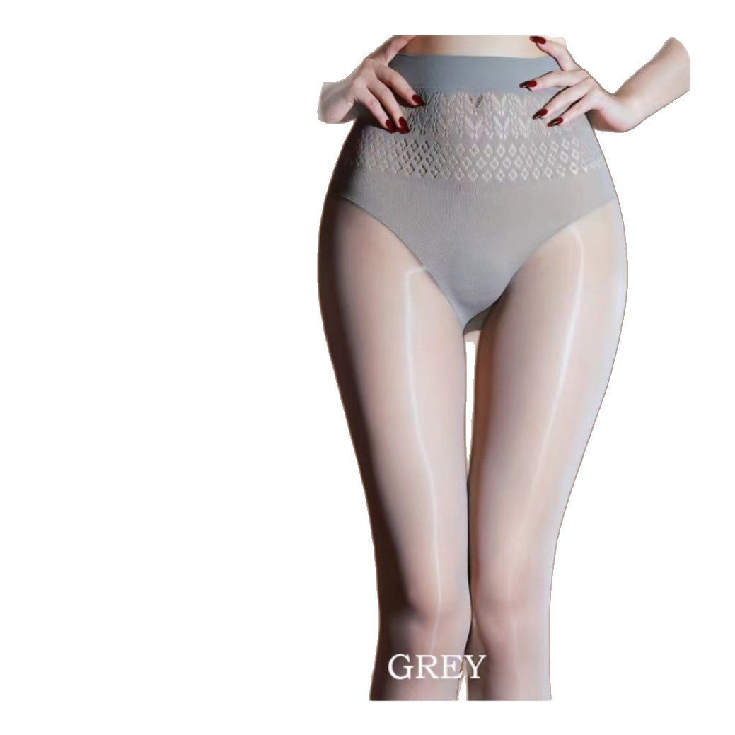 900Breathable Oil Gloss Apple V Sheep Oil Socks Seamless Pantyhose Sheep Oil Socks Mesh Shiny Spring and Autumn Pantyhose