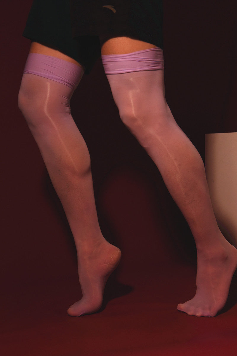 912Silky Smooth Shiny Long Stockings Thin Glossy Base Stockings Shiny Stockings Sexy Men and Women Glossy High Stockings