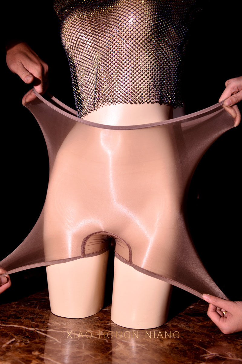 360Seamless Aurora Pantyhose and Panties, Any Cut, Ultra-Thin, Transparent, Quick-Dry, Open-Crotch, Sexy, Silky, Boxer Briefs