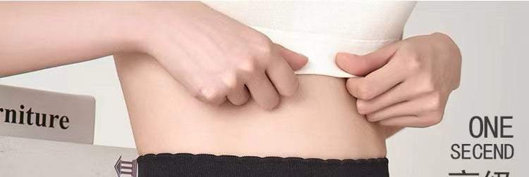 Autumn and Winter New Flower Fairy Black Silk Glossy High Waist Belly Contracting Butt-lifting Women's One-piece Fleece-lined Outerwear Leggings