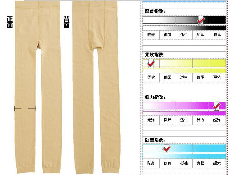 Autumn and Winter New Velvet Thickened Thermal Leggings Fleece-lined Tights Manufacturer Wholesale Leggings