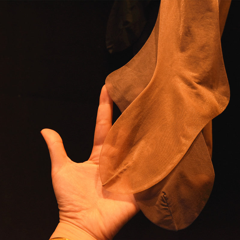 Light Luxury Silky Ultra-Thin0D One-line Crotch Free Open Crotch Invisible Seamless Toe Transparent Sexy Pantyhose for Women Summer