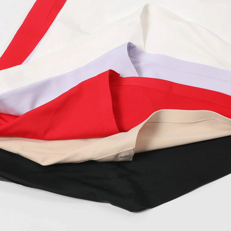 Ice Silk Triangle Men's Belt jj Set of Stockings and Underwear, Non-Rolling Edge, Sexy Transparent Tight-Fitting Plus Size Men's Briefs