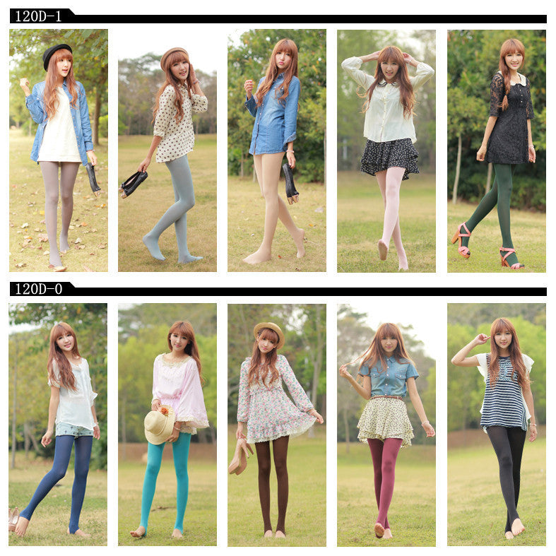 100D Velvet Pantyhose Candy Color with Enhanced Coverage No-show Socks Stall Non-Slip Beautiful Leg Socks