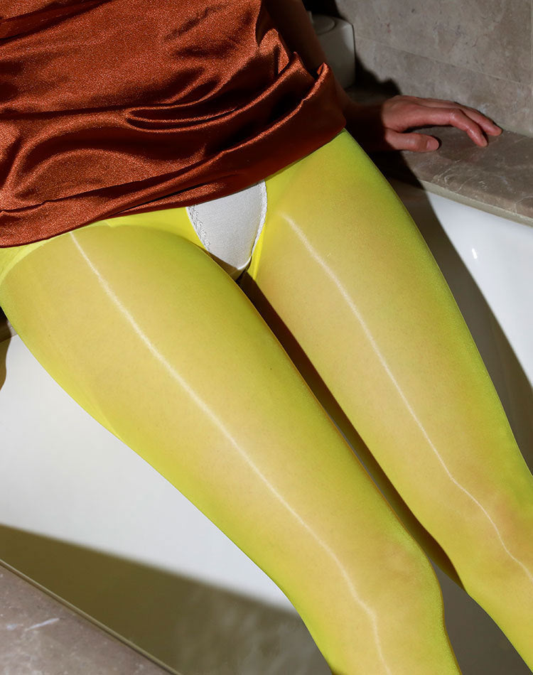 8D Shiny Open Crotch Pantyhose Glossy Sexy Temptation Erotic Stockings Women's Pantyhose Luster912Silk Smooth Socks