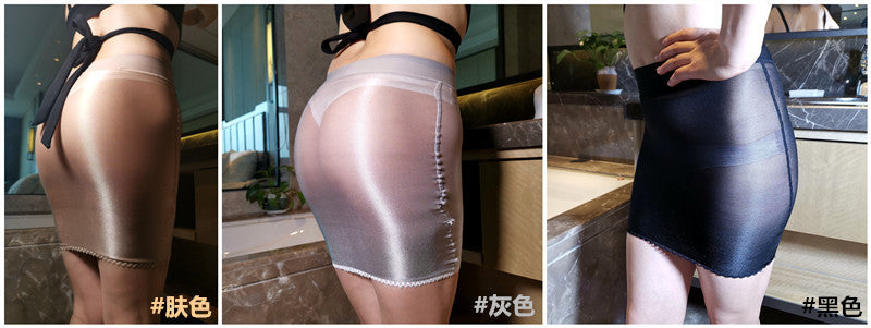 Half Skirt Summer Women Spring Autumn Winter Elastic Tight Mini Stockings Bodycon One Step Short Skirt Hollow Out Sexy