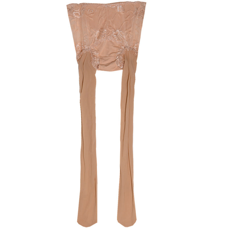 912Glossy Pantyhose and Underwear One-Piece Tights Sexy Fun Transparent Plus Size Men's Glossy Shiny Base Stockings